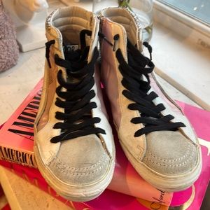 Pink Golden Goose High Tops